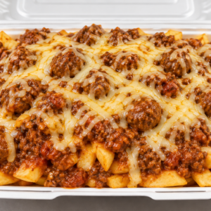Loaded Meatball Fries