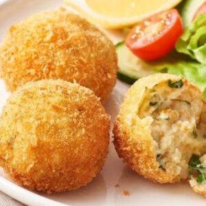 Cheese, Onion & Leek Rissole